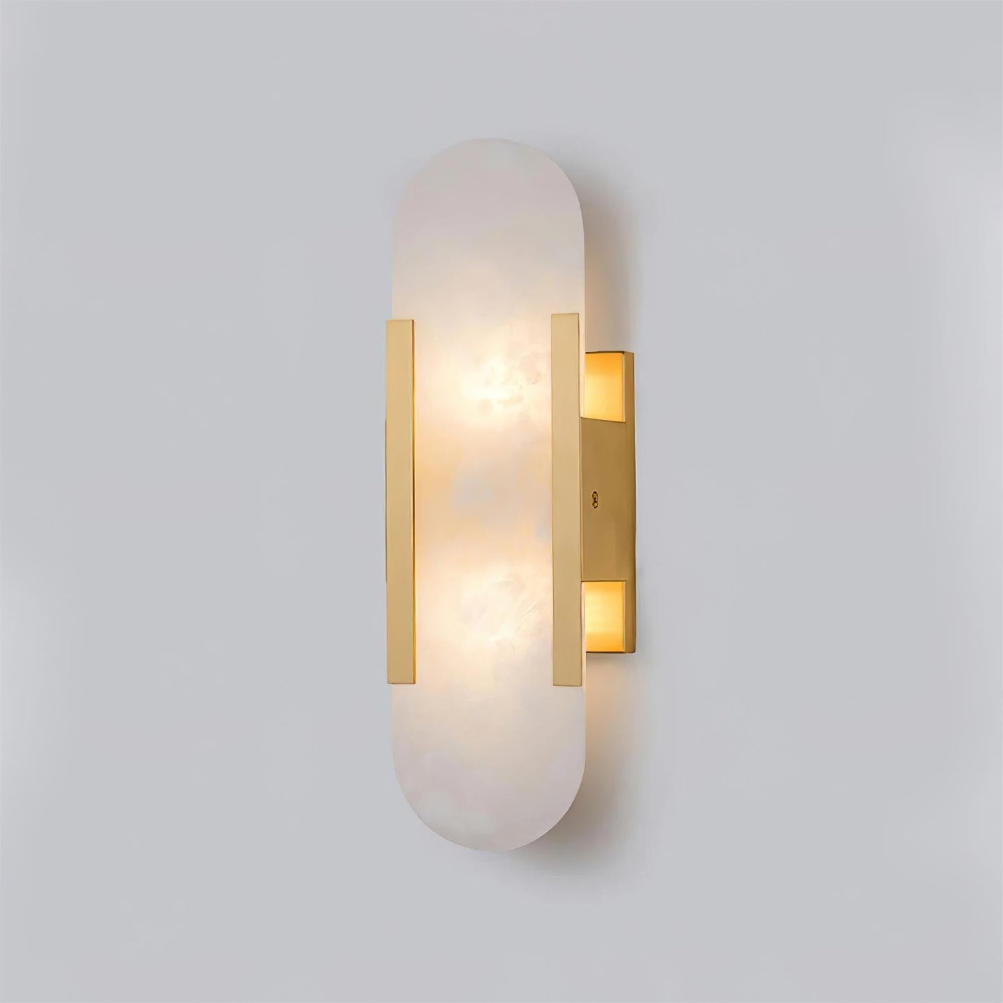 Elongated Alabaster Wall Sconce