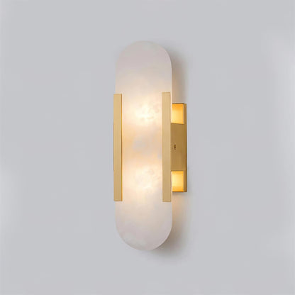 Elongated Alabaster Wall Sconce