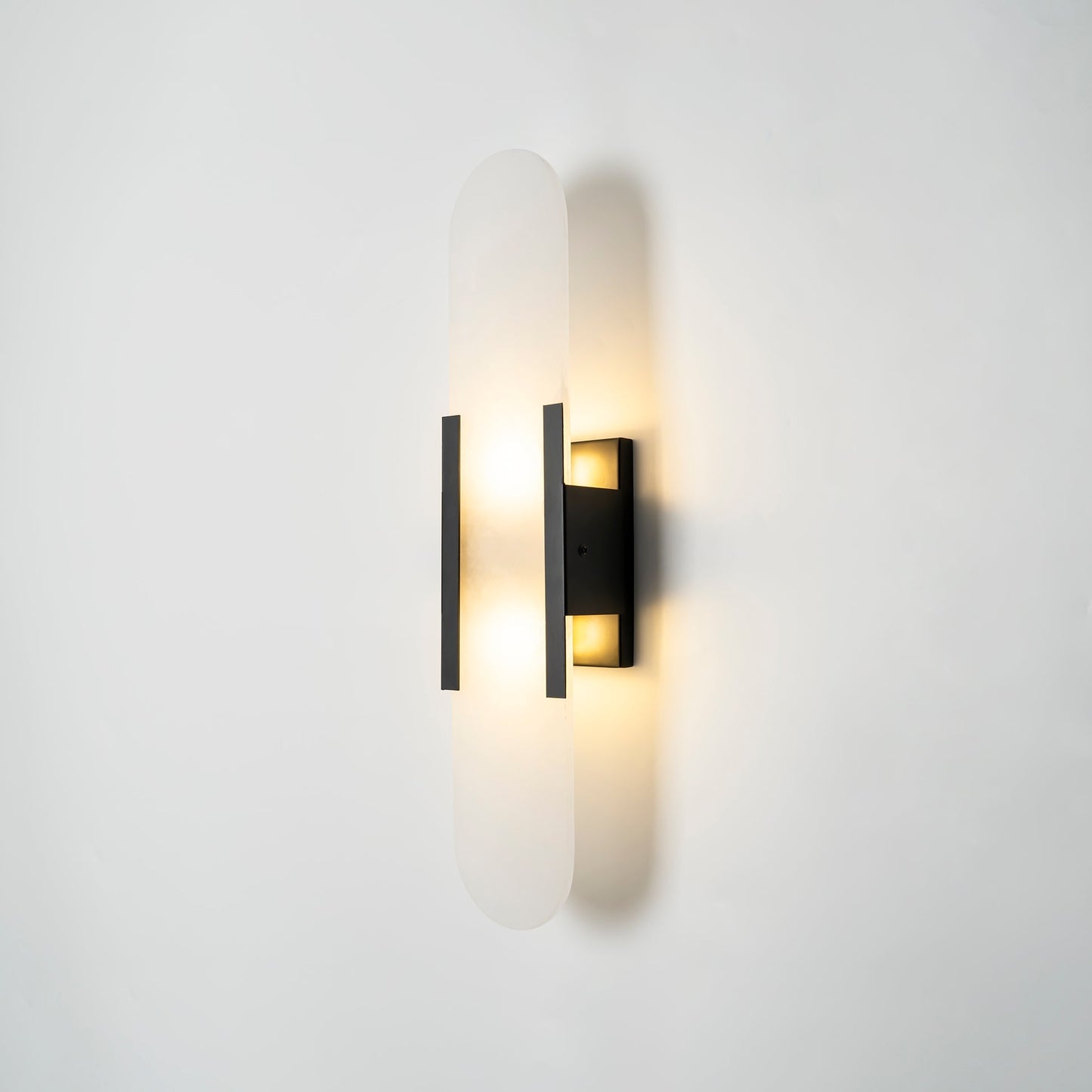 Elongated Alabaster Wall Sconce