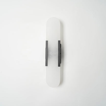Elongated Alabaster Wall Sconce