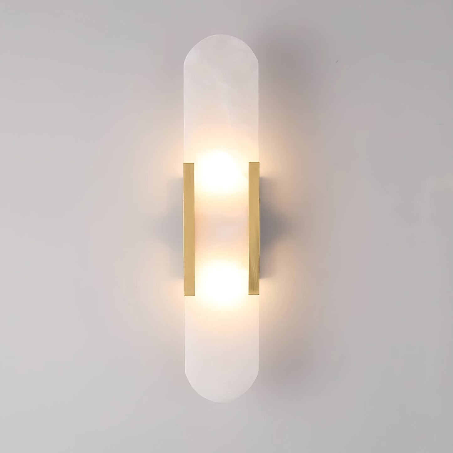 Elongated Alabaster Wall Sconce