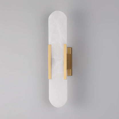 Elongated Alabaster Wall Sconce