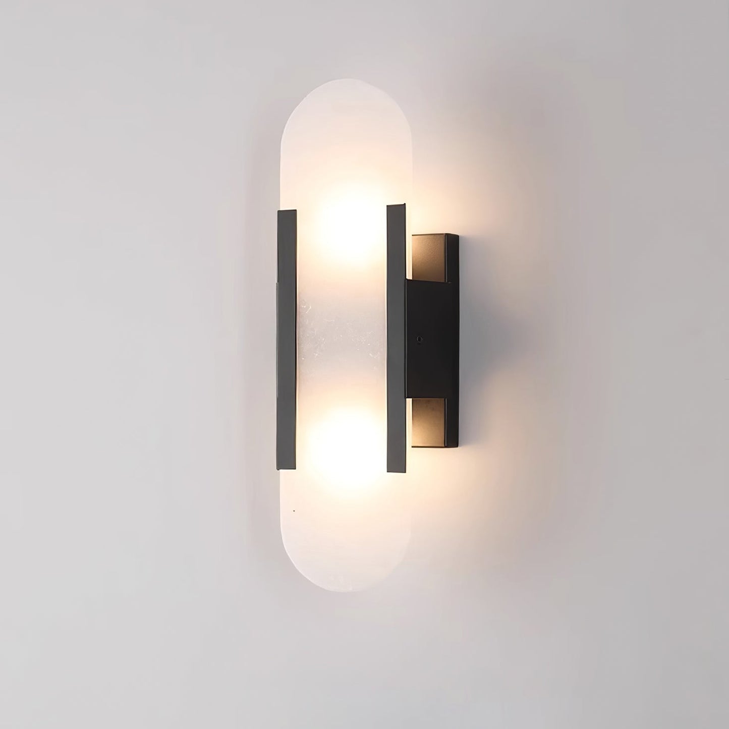 Elongated Alabaster Wall Sconce