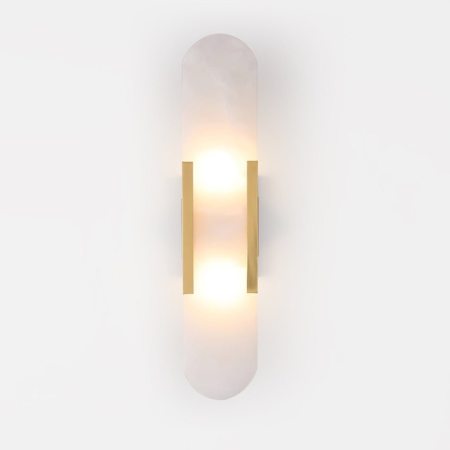 Elongated Alabaster Wall Sconce