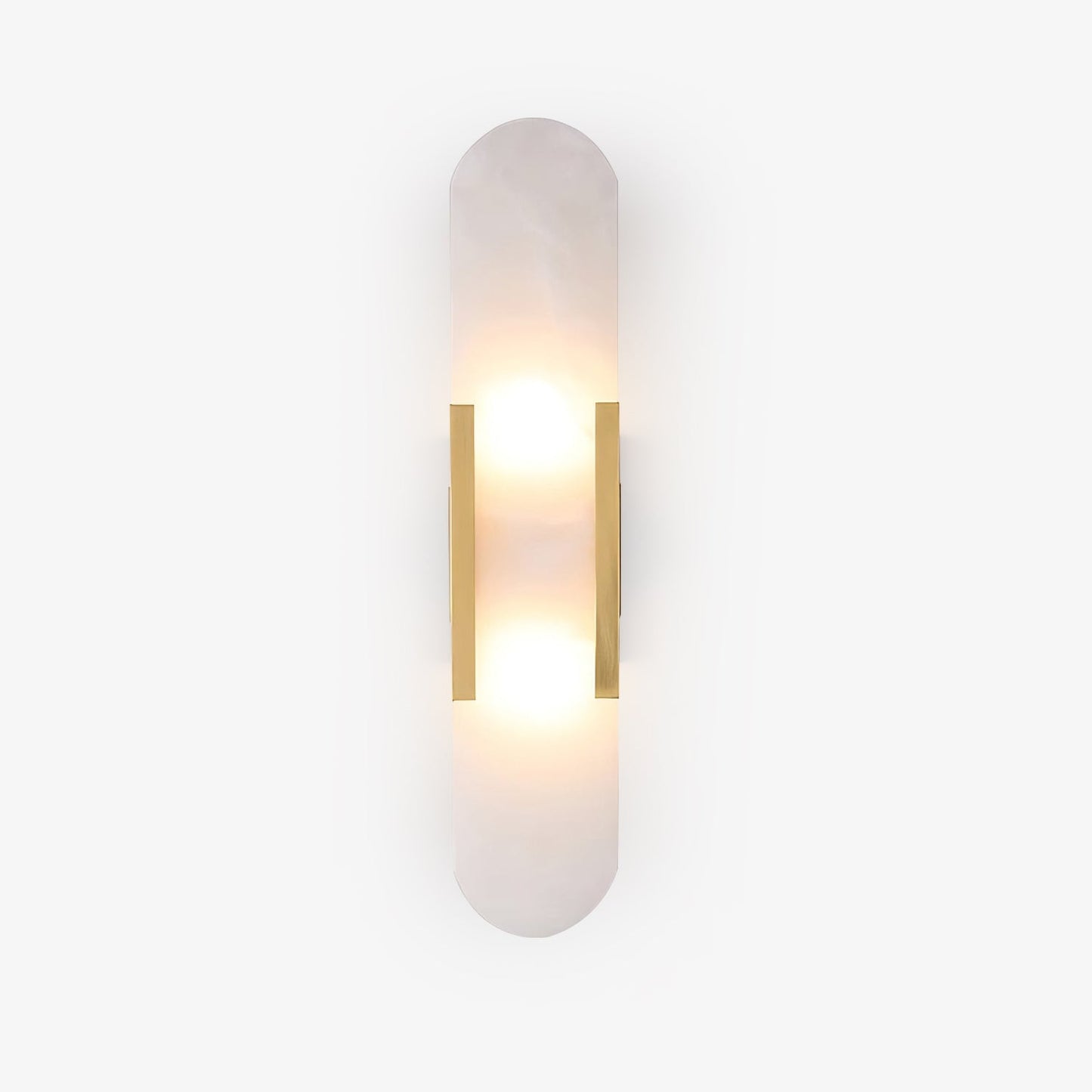 Elongated Alabaster Wall Sconce