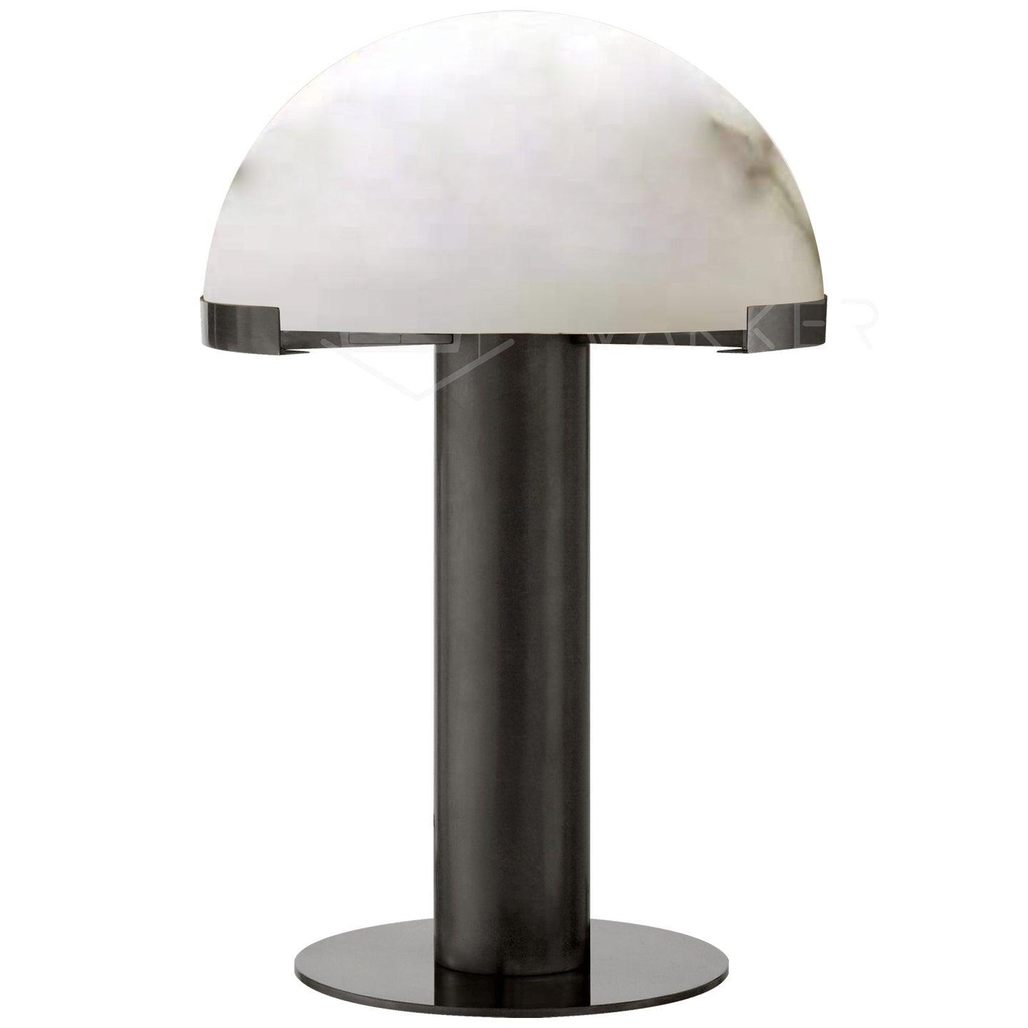 Alabaster Column Table Lamp