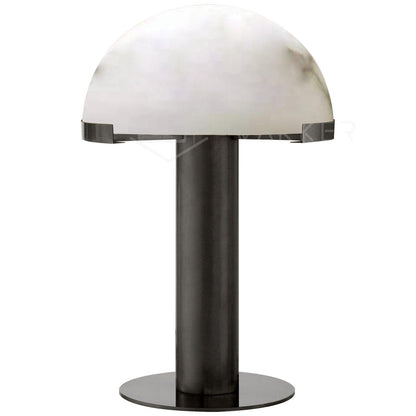 Alabaster Column Table Lamp
