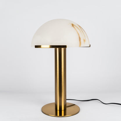 Alabaster Column Table Lamp