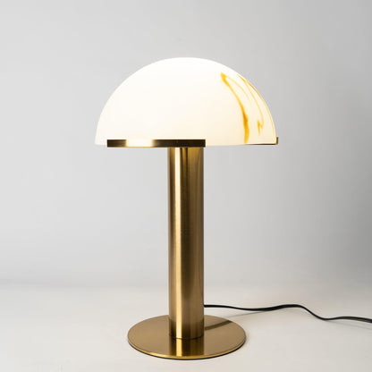 Alabaster Column Table Lamp