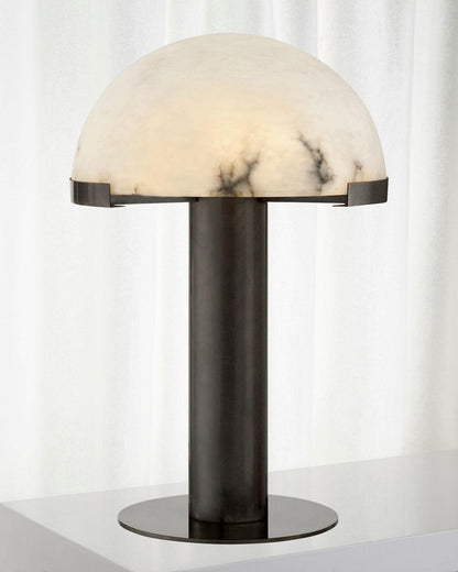Alabaster Column Table Lamp