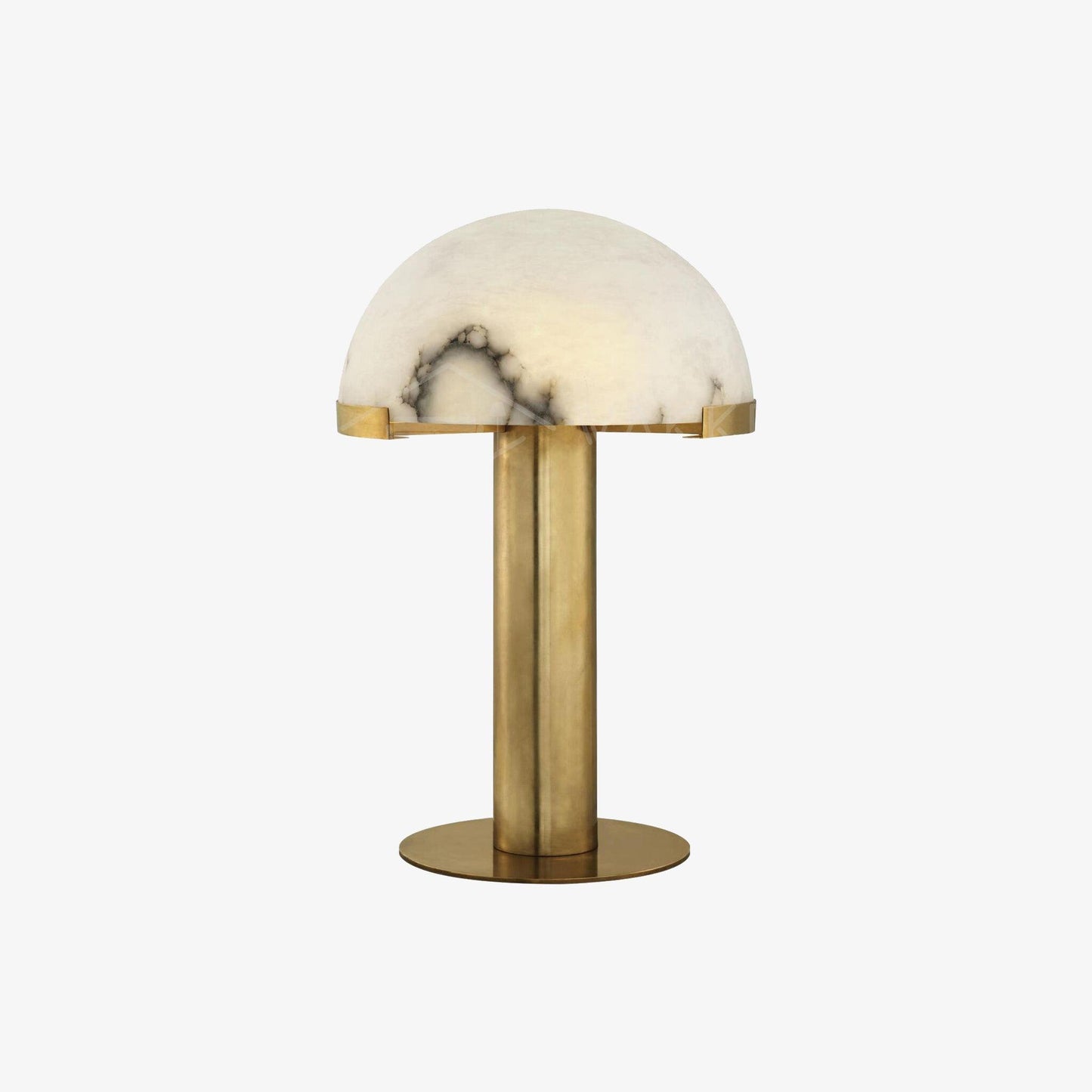 Alabaster Column Table Lamp