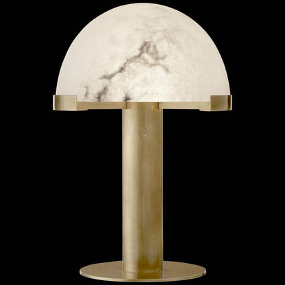 Alabaster Column Table Lamp