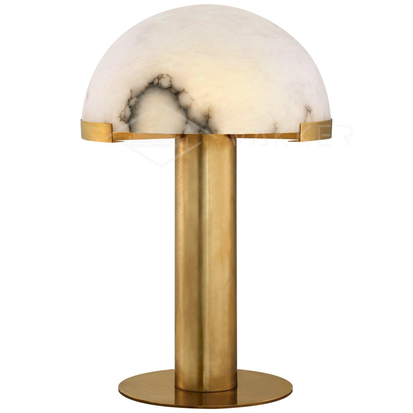 Alabaster Column Table Lamp