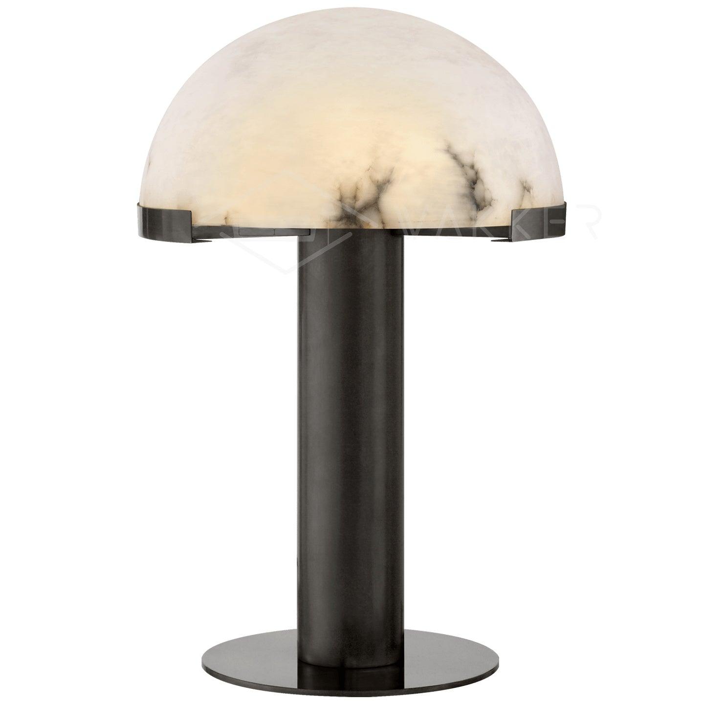 Alabaster Column Table Lamp