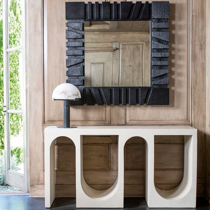 Alabaster Column Table Lamp