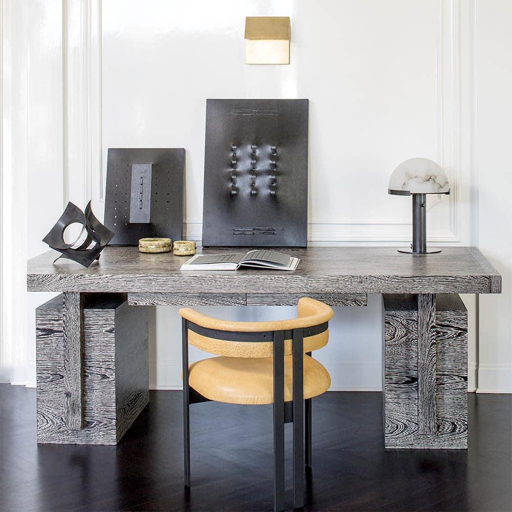 Alabaster Column Table Lamp