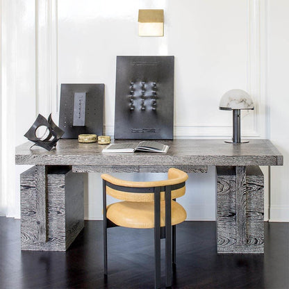 Alabaster Column Table Lamp