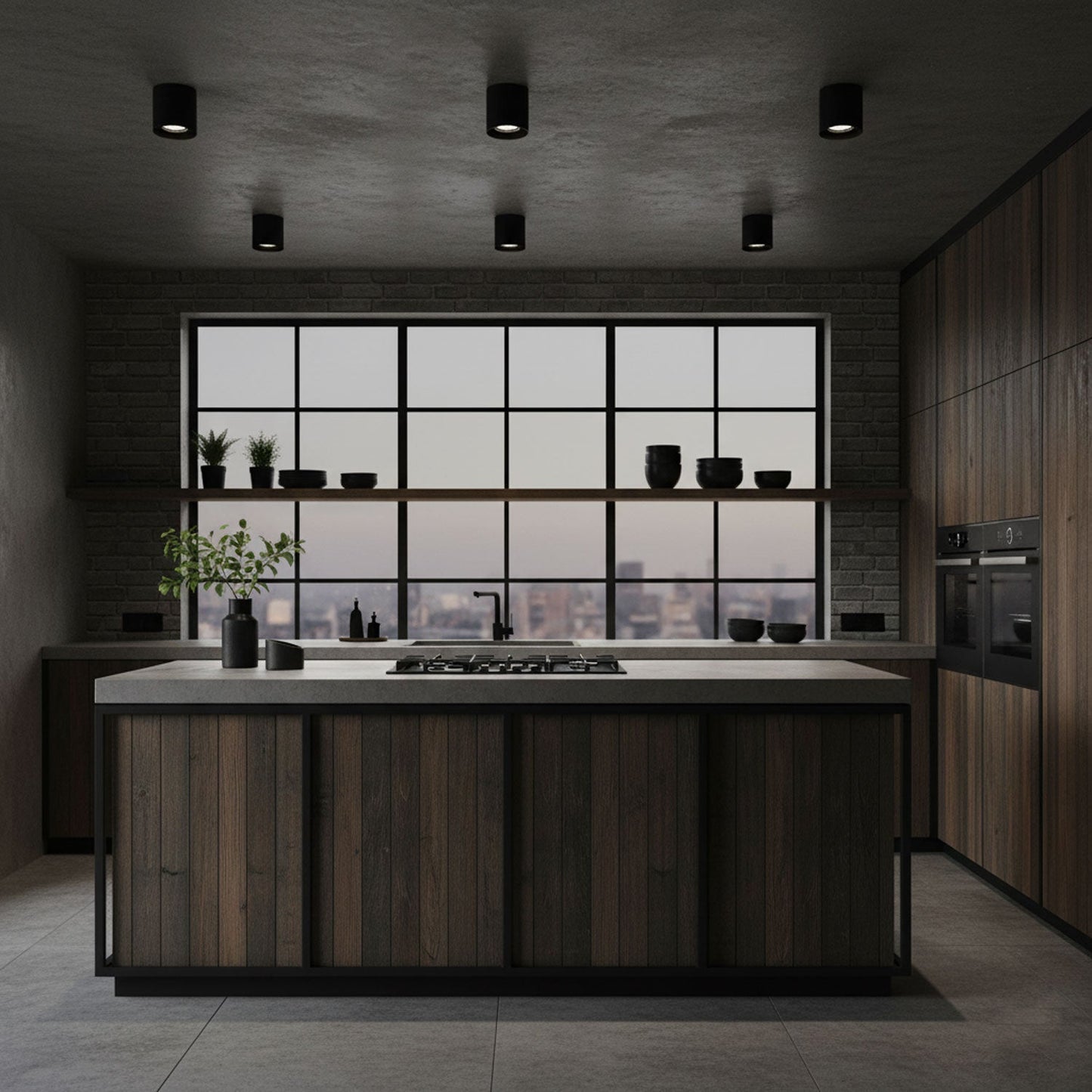 Ridge Point Ceiling Light