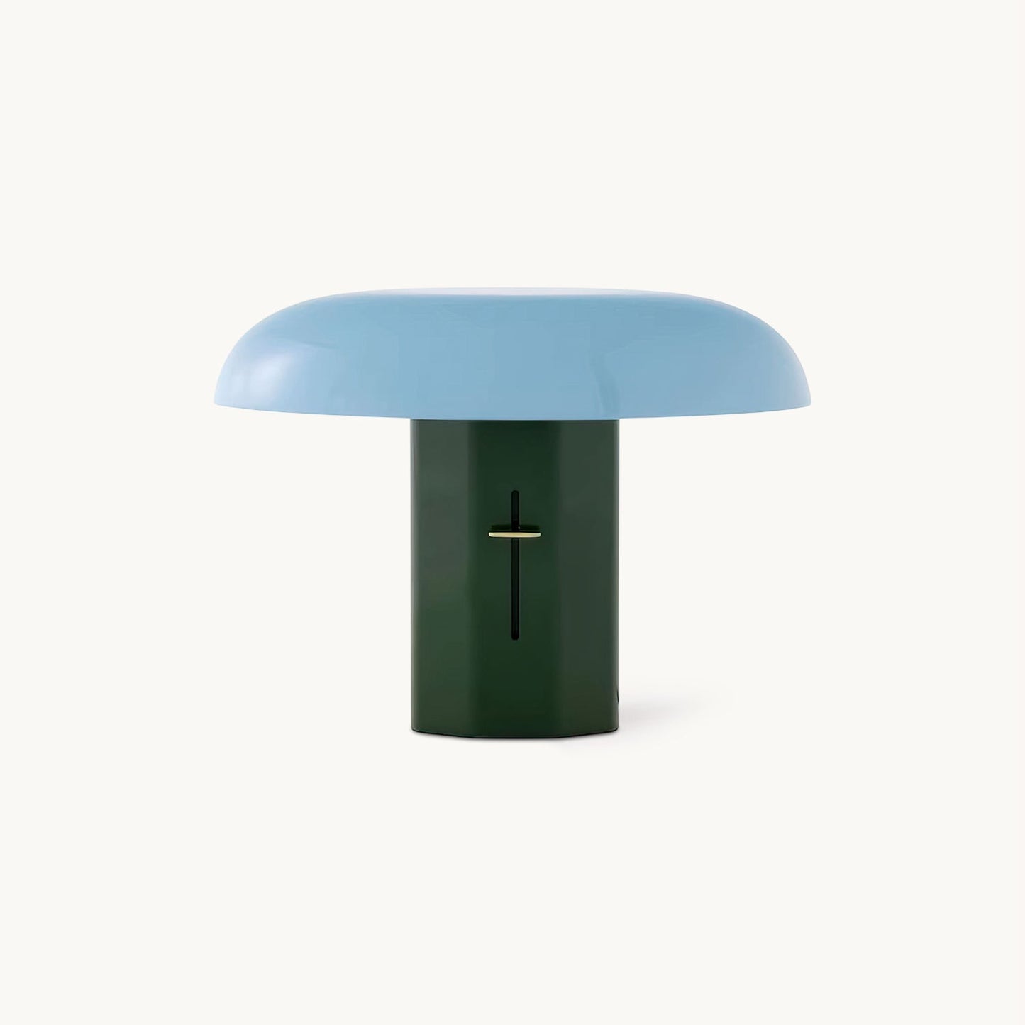 Sculptural Metal Table Lamp