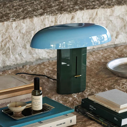 Sculptural Metal Table Lamp