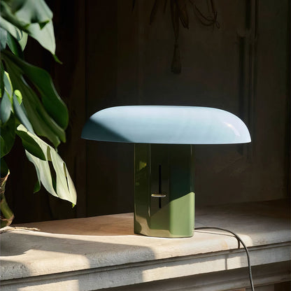 Sculptural Metal Table Lamp