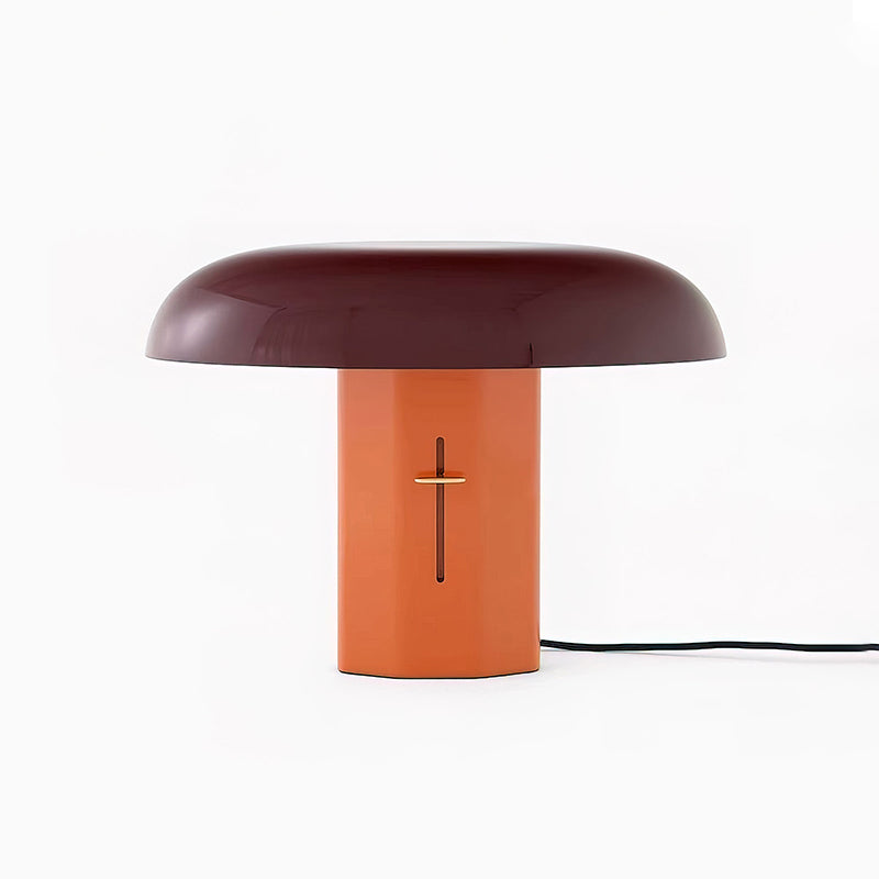 Sculptural Metal Table Lamp