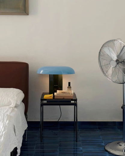 Sculptural Metal Table Lamp
