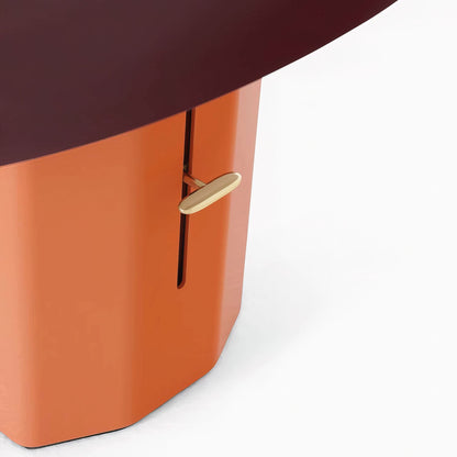 Sculptural Metal Table Lamp