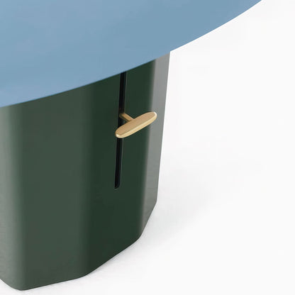 Sculptural Metal Table Lamp