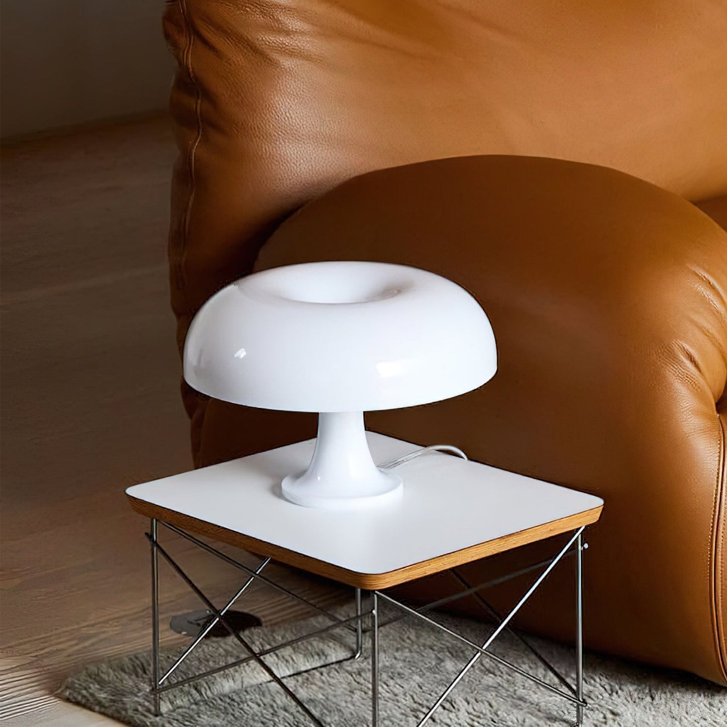 Mid-Century Mushroom Table Lamp