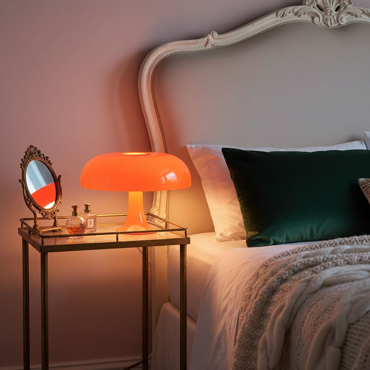 Mid-Century Mushroom Table Lamp