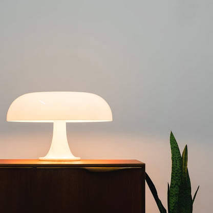 Mid-Century Mushroom Table Lamp