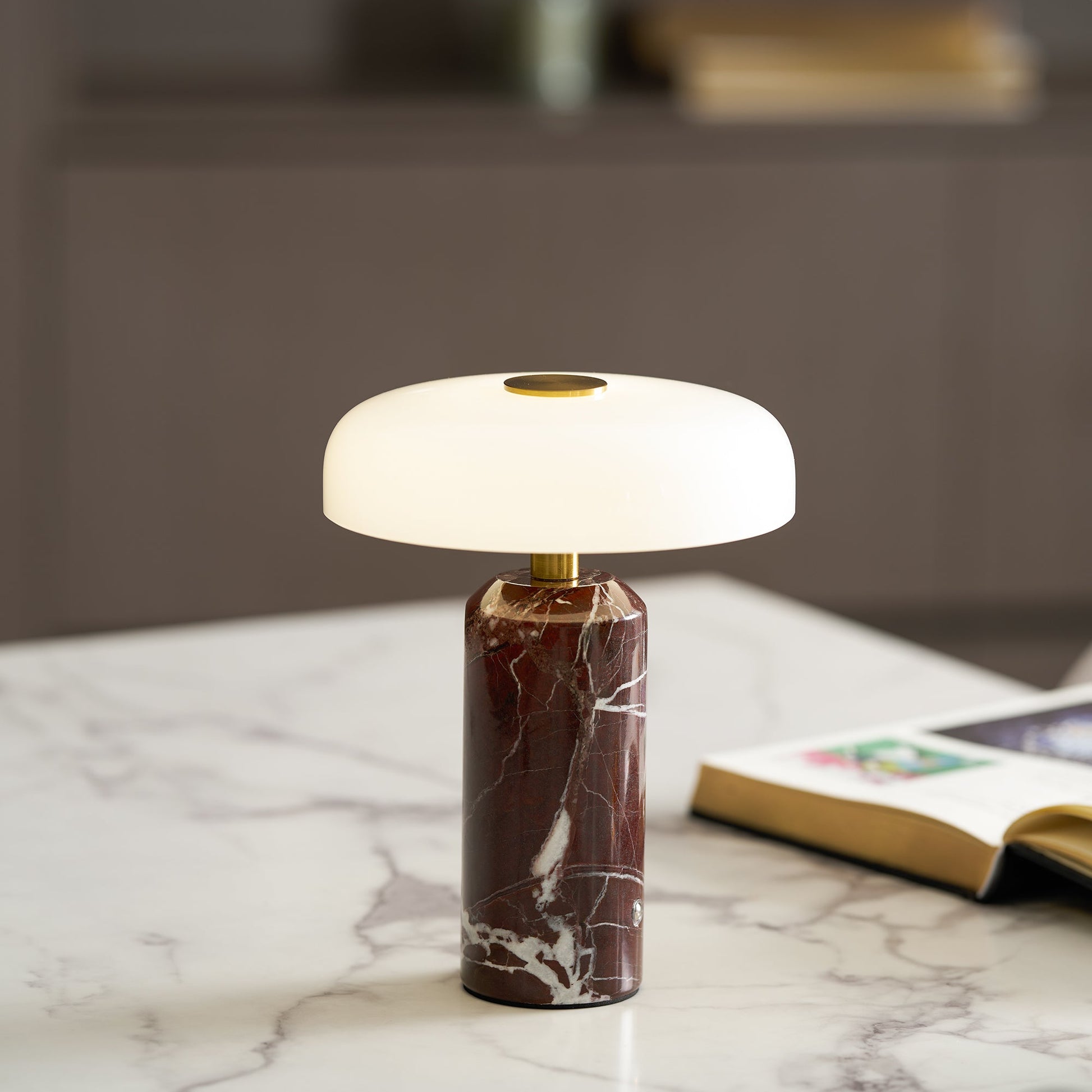 Moonstone Marble Table Lamp