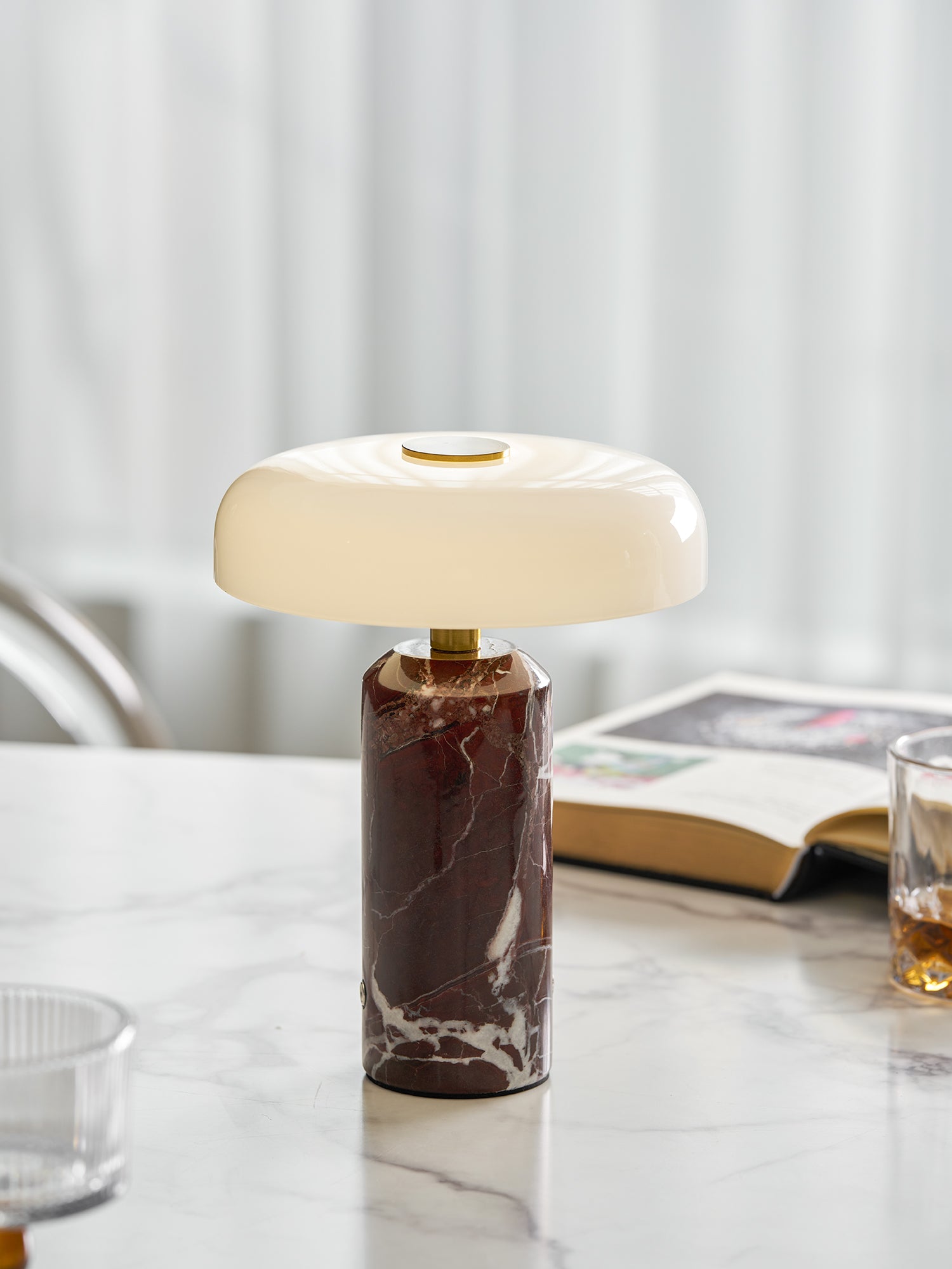Moonstone Marble Table Lamp