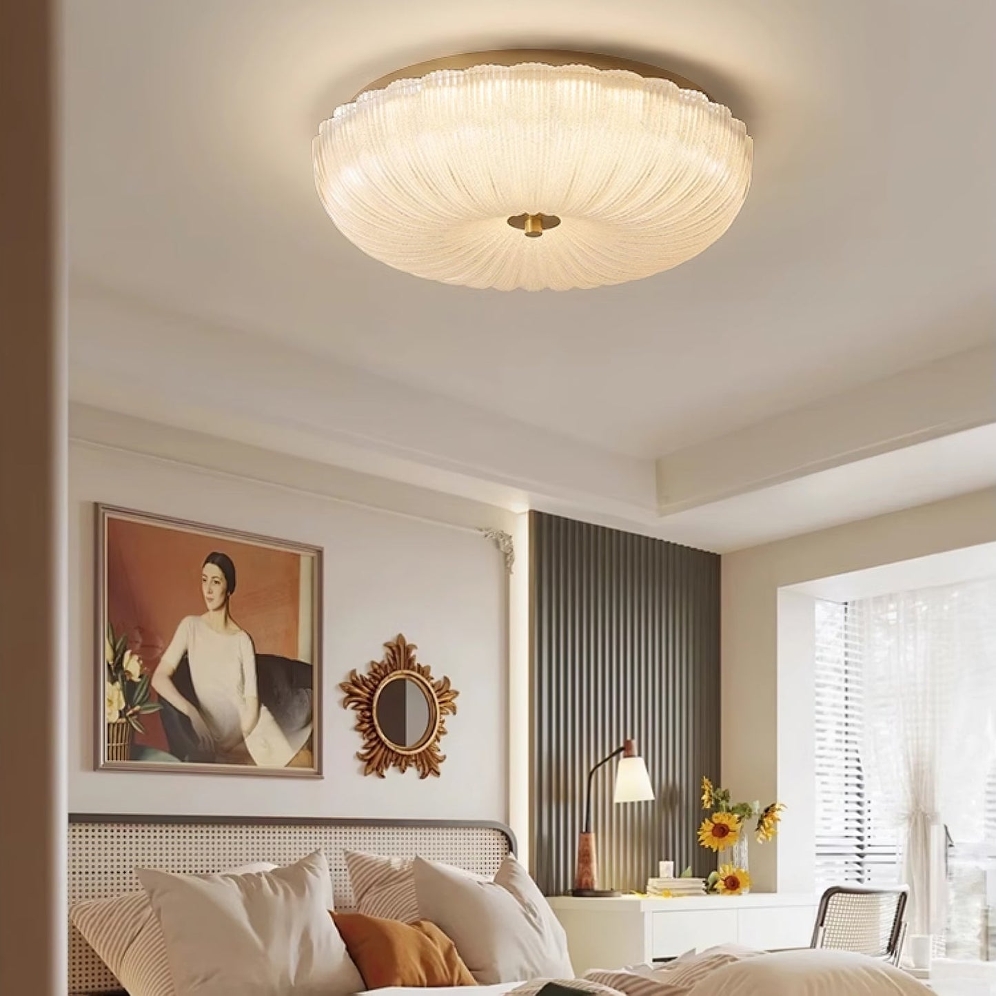 Frosted Ceiling Light