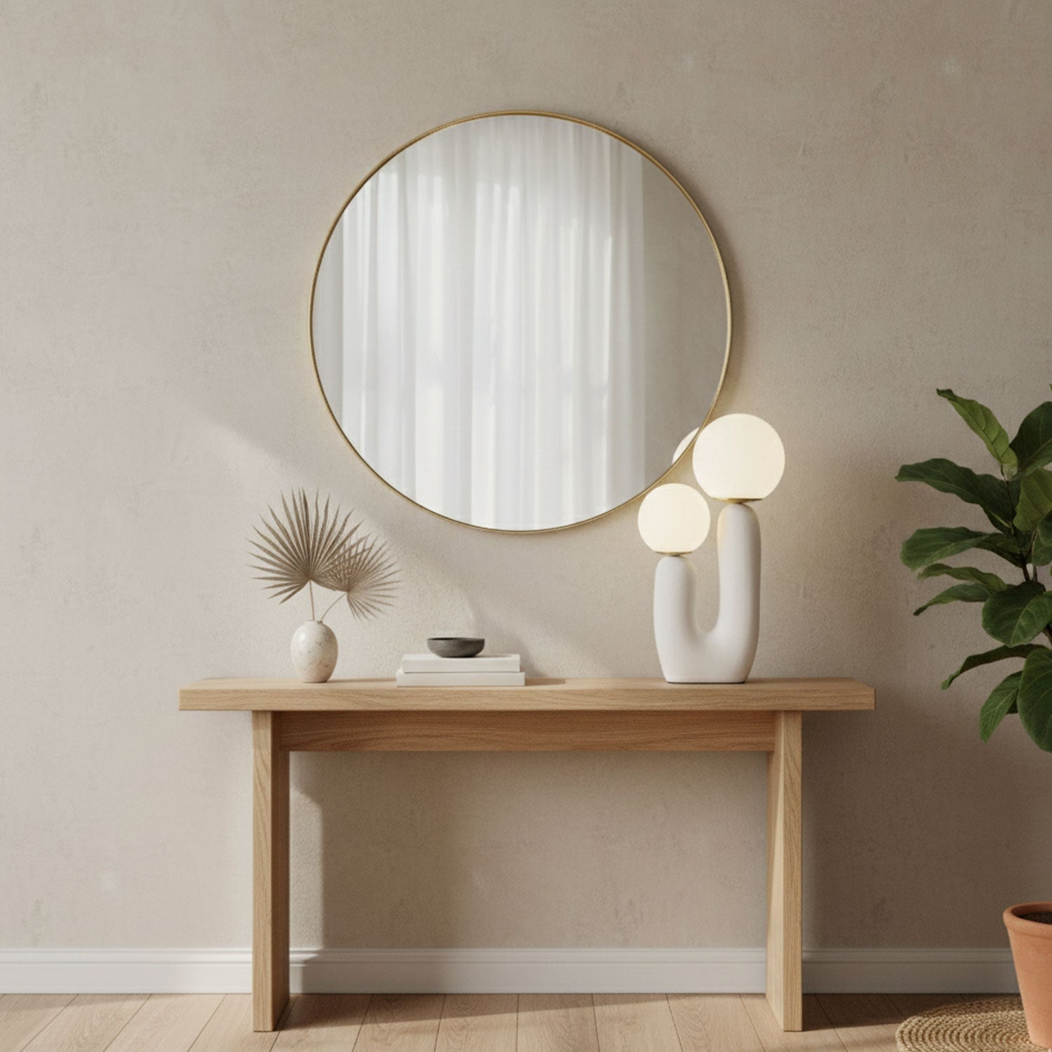 Textured Stone Table Lamp
