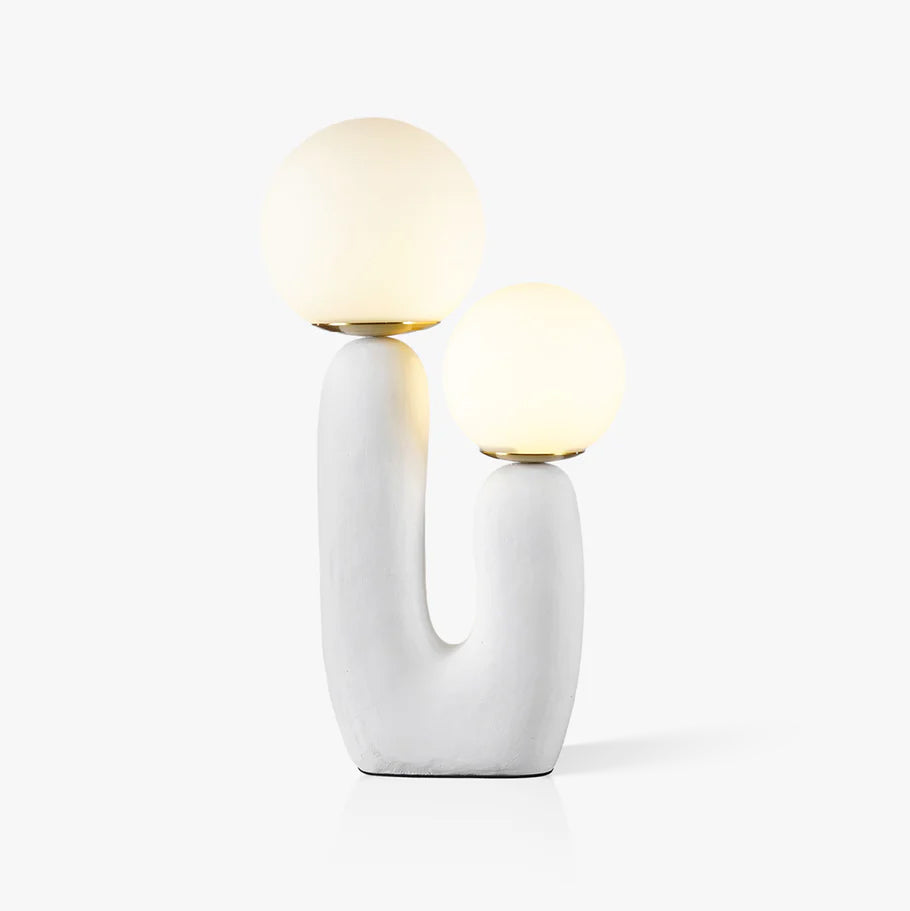 Textured Stone Table Lamp