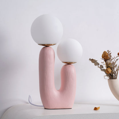 Textured Stone Table Lamp