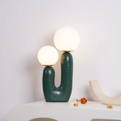 Textured Stone Table Lamp