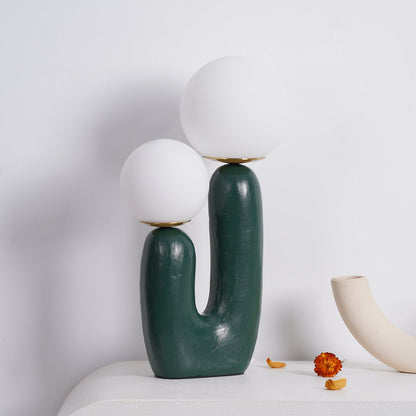 Textured Stone Table Lamp