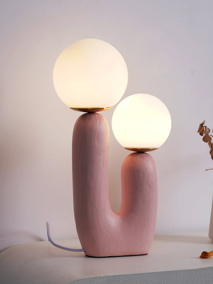 Textured Stone Table Lamp