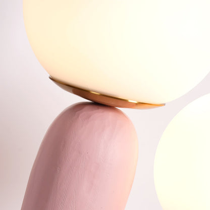 Textured Stone Table Lamp