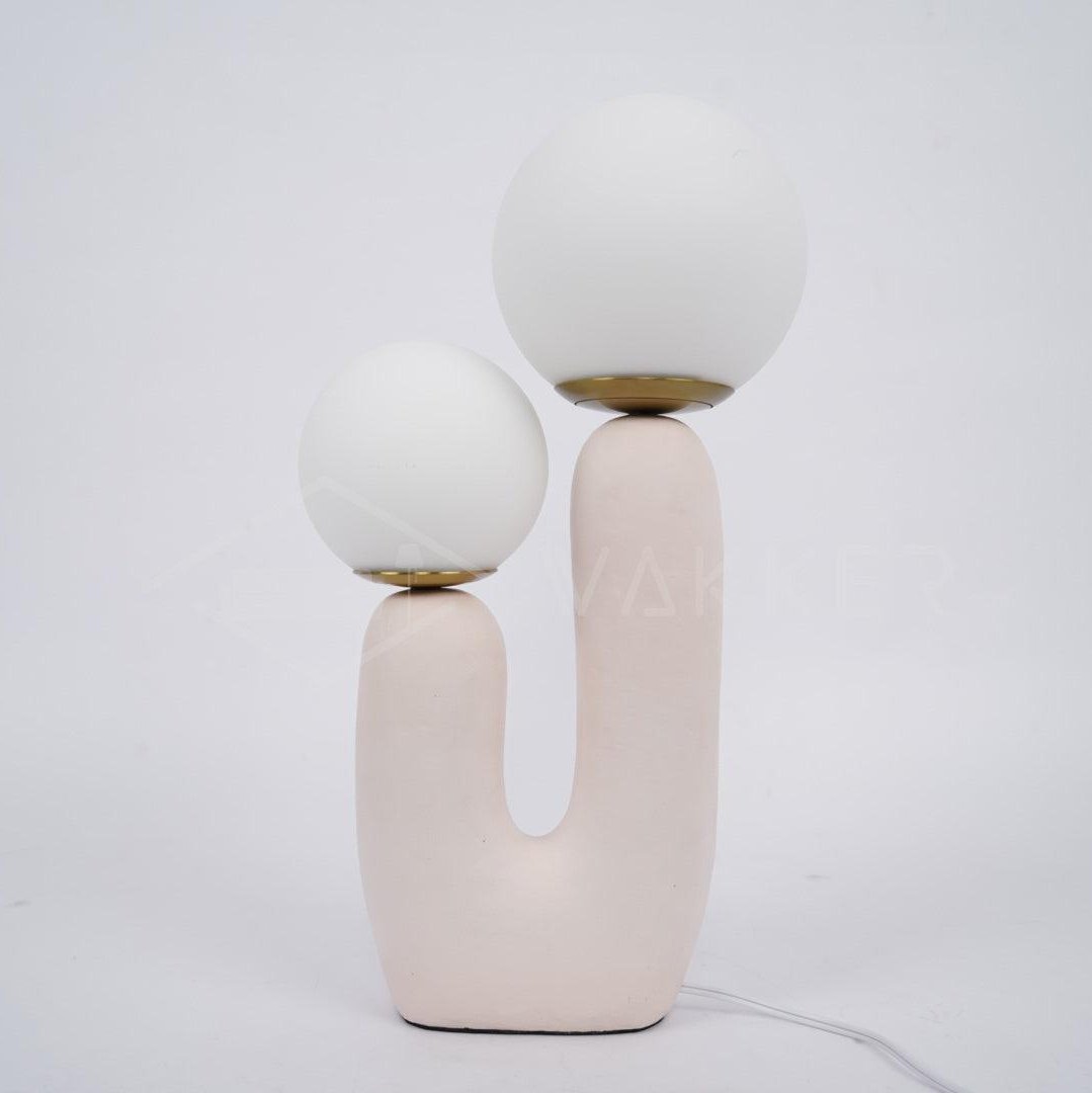 Textured Stone Table Lamp