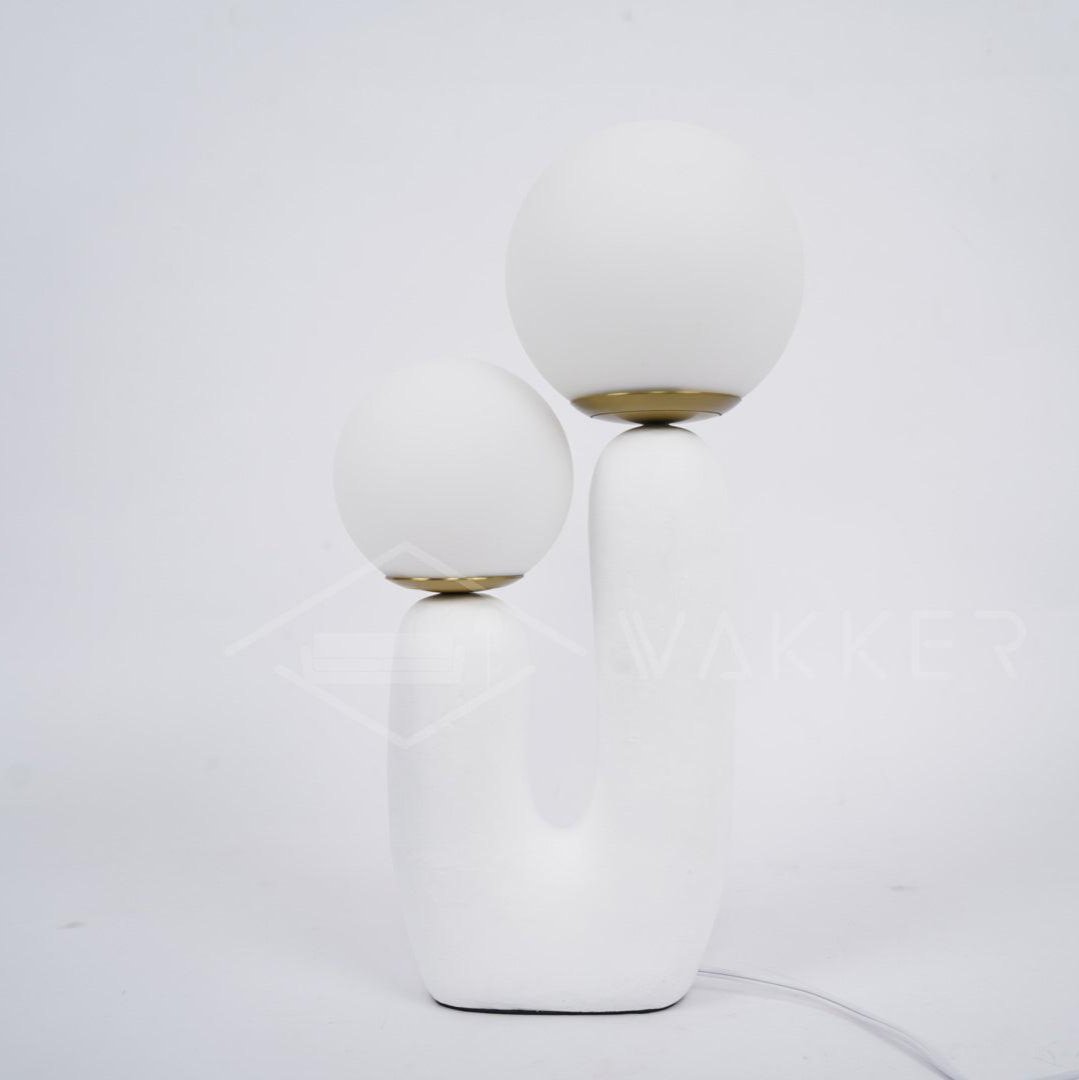 Textured Stone Table Lamp