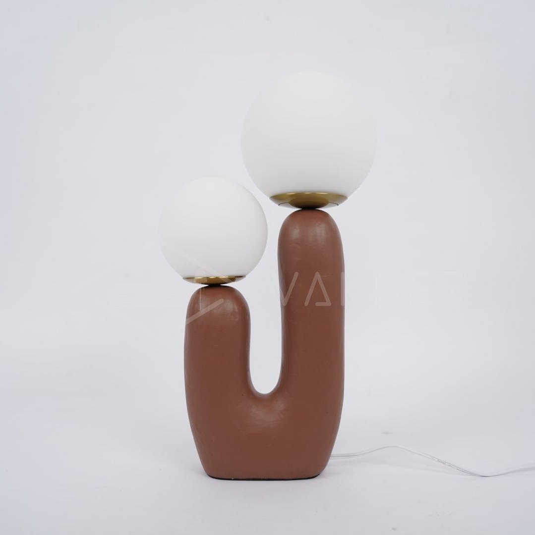 Textured Stone Table Lamp