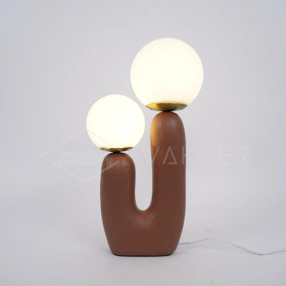 Textured Stone Table Lamp
