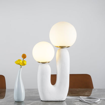 Textured Stone Table Lamp