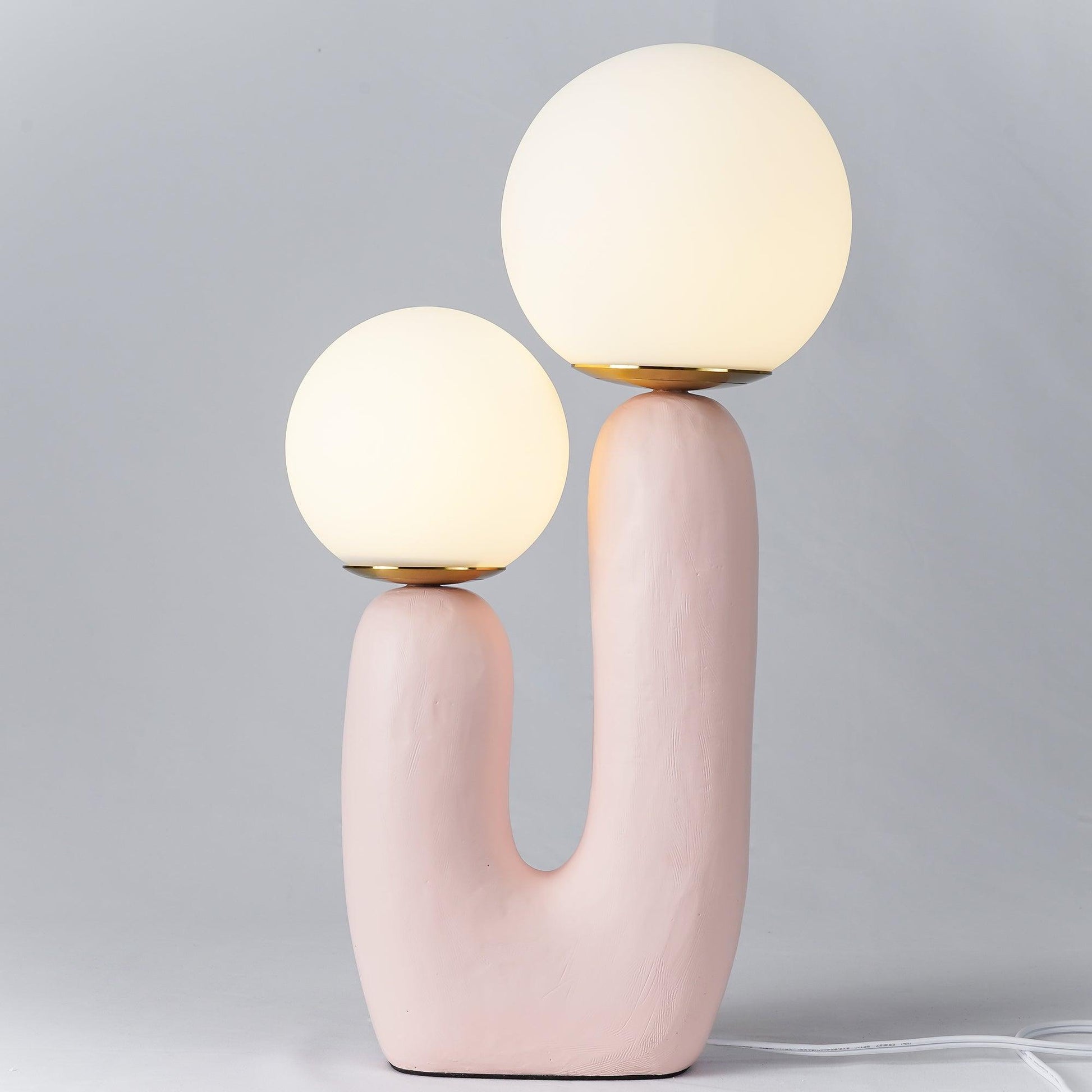Textured Stone Table Lamp