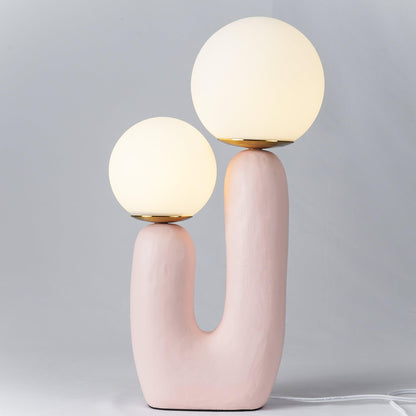 Textured Stone Table Lamp