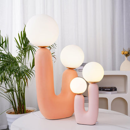 Textured Stone Table Lamp